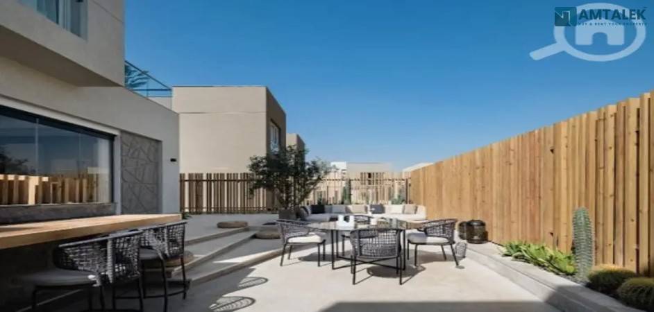 Apartment 155 sqm with garden for sale, finished, with the lowest down payment, in Badya