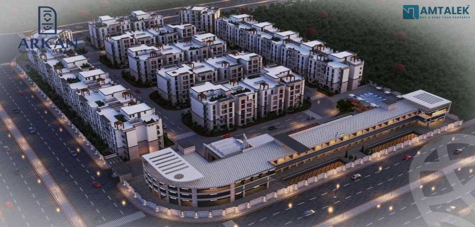 للبيع مباشرة من المطور في كمبوند ادريس هوم - شقة ارضي 142 متر + 84 متر حديقة -AH