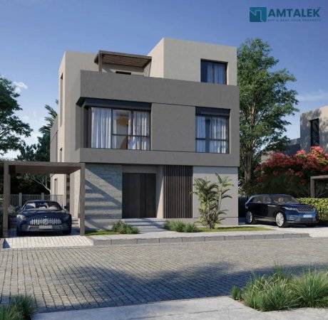 Villa for sale in The Valleys by Hassan Allam Real Estate, 4 bedrooms in Mostakbal City by Hassan Allam Real Estate