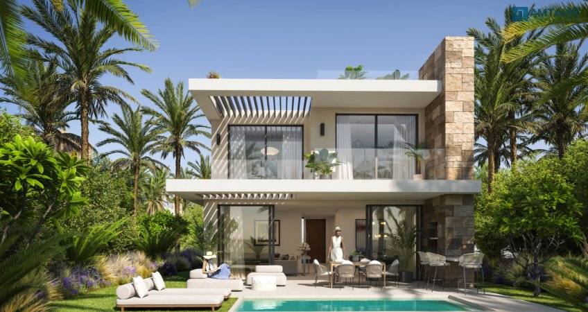 Villa for sale in Sky North, 5 rooms in Sidi Hanish, by Sky Abu Dhabi Real Estate Development
