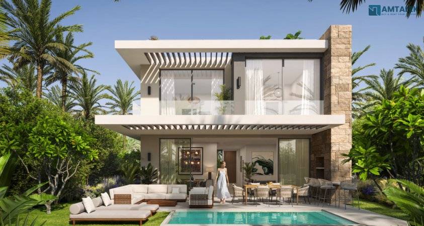 Villa for sale in Sky North, 5 rooms in Sidi Hanish, by Sky Abu Dhabi Real Estate Development