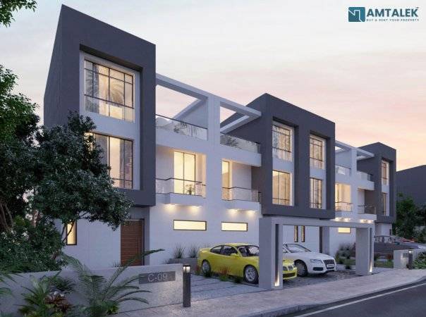 3 bedroom townhouse for sale in Lake West in the northern expansions of Cairo Capital Real Estate Development