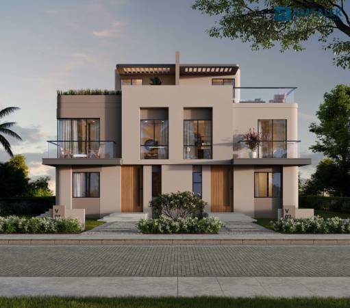 Twin house for sale in Lake West 4, Sheikh Zayed, with 3 bedrooms, by Cairo Capital Real Estate Development Company