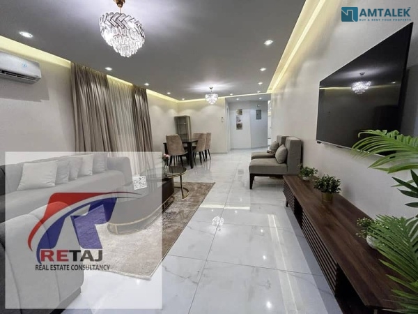 Distinguished Furnished Apartment for Rent in the Golden Square, Nasr City - Super Lux
