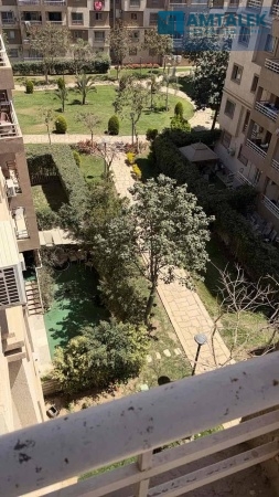 Furnished apartment for rent. 3-Bedroom with garden view at a bargain price in B6 Madinaty