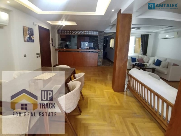 Apartment for Rent in Zamalek - 200 sqm, 3-Bedroom, 2-Bathroom, Study Room, Storage Room, Balcony