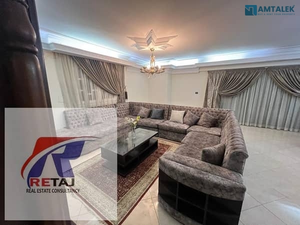 Furnished apartment for rent in Nasr City, 8th District