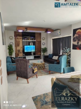 Furnished apartment for rent in Makram Ebeid next to City Center