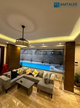 Luxury villa for rent in Sarayat El Maadi with private garden – 2-Bedroom – swimming pool and jacuzzi