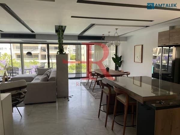 Apartment for rent with amazing garden view in Lake View New Cairo
