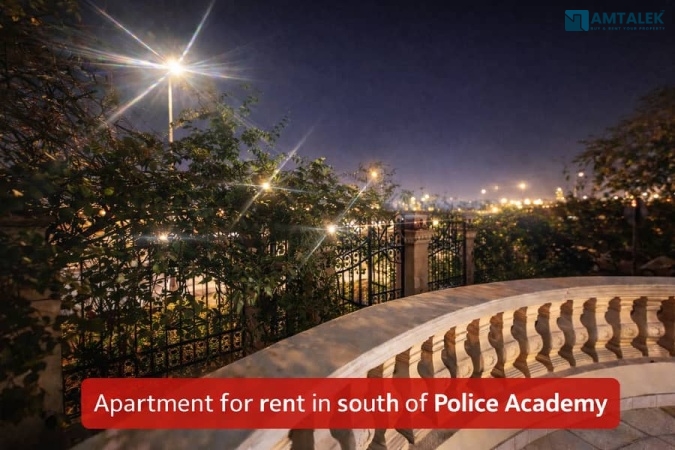 Apartment for rent, new law, 170 meters, ground floor in South Academy in Fifth Settlement, Cairo Festival City area, in front of Police Academy