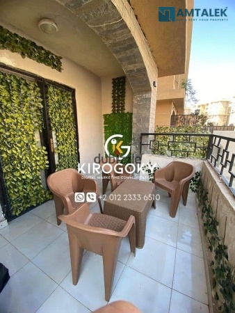 Furnished ground floor apartment with garden, super deluxe, Gardenia City Zone 7