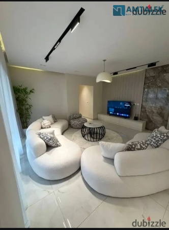 Furnished apartment for rent, first residence, super lux, 3-Bedroom, 3-Bathroom, elegant building, hotel entrance, high-speed internet, private garage, close to all services, cafes, and mallsFurnished apartment, first hotel residence, modern building, 2025 construction, for monthly rent, Nasr City, between Abbas and Makram, close to all services and