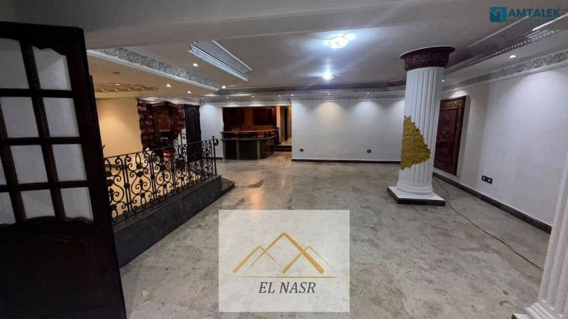 High-end 320 sqm apartment for rent in Nasr City (6th District), located between Makram Ebeid and Hassan El-Ma'moun.