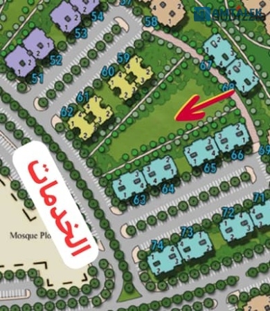 Wide garden view and in front of the service area, a distinctive 107m apartment for sale in installments over 10 years in Madinaty