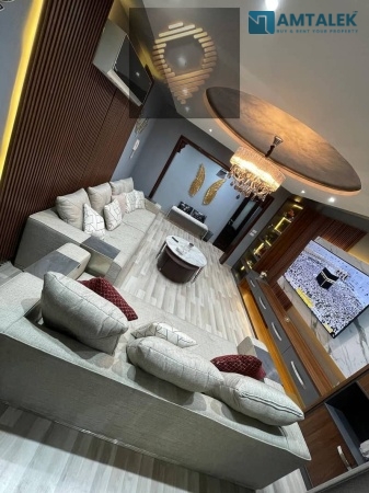 Model 700 — the largest Madinaty apartment model for rent, luxury furnished