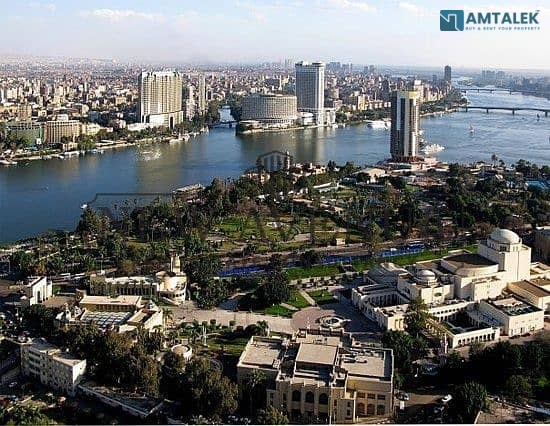 Finished apartment for sale at Zamalek with spacious open Nile view