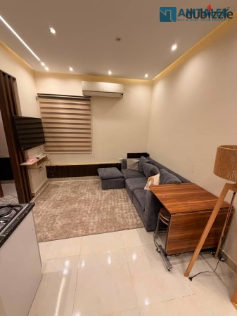 Furnished studio for rent in Lotus Compound, in front of SODIC East Town