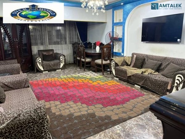 Fully Furnished apartment City of Al Ikhaa for police officers, Nile Corniche, large reception, 3-Bedroom