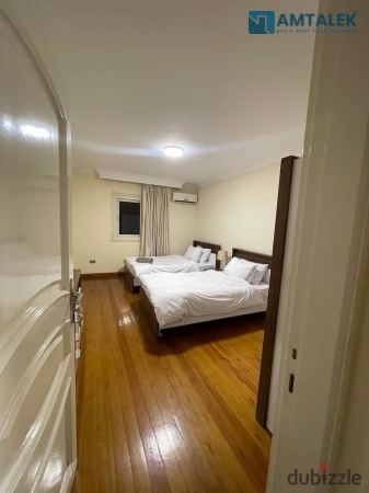 Daily rental apartment in Zamalek — 120 sqm, 2BR/2BA