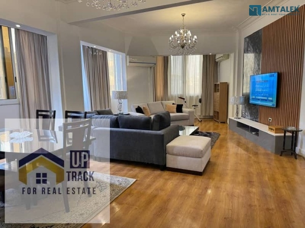 Apartment for daily rent in Zamalek — 3BR, 2BA, spacious reception